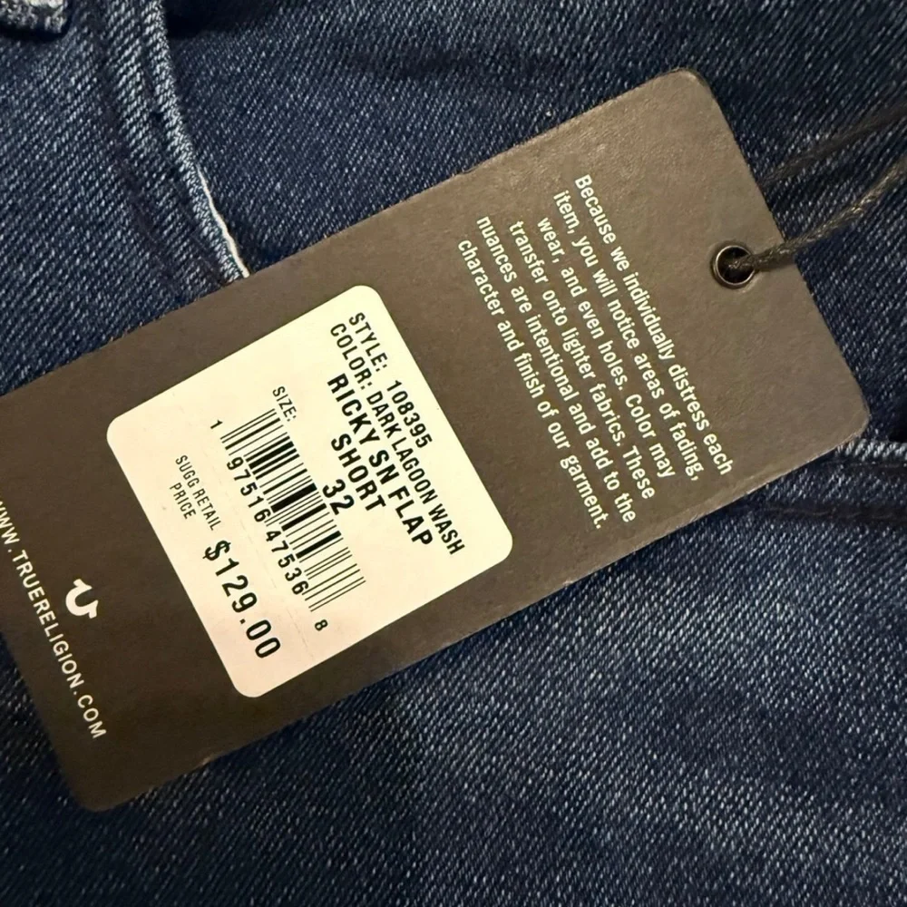 True Religion Ricky denim short size 32